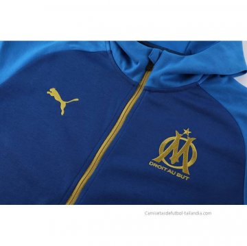 Chandal con Capucha del Olympique Marsella 2023-2024 Azul