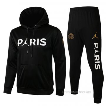 Chandal con Capucha del Paris Saint-Germain Jordan 2021-2022 Negro Chandal con Capucha del Paris Saint-Germain Jordan 2021-2022 Negro