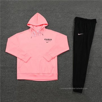 Chandal con Capucha del Paris Saint-Germain Nino 2023 Rosa