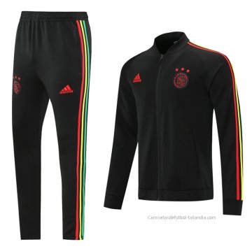 Chandal de Chaqueta del Ajax 2021-2022 Negro