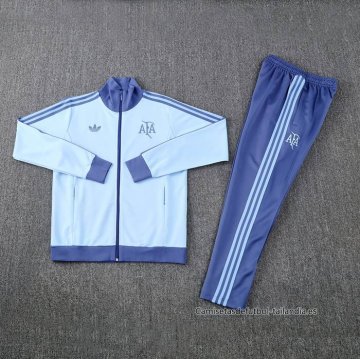 Chandal de Chaqueta del Argentina Nino 2024-2025 Azul Claro