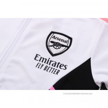 Chandal de Chaqueta del Arsenal Nino 2022-2023 Blanco