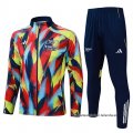 Chandal de Chaqueta del Arsenal Nino 2025-2026 Azul Amarillo Rojo