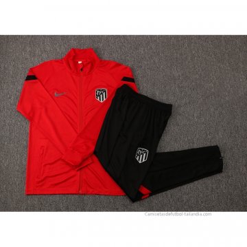 Chandal de Chaqueta del Atletico Madrid 2021-2022 Rojo