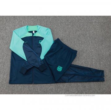 Chandal de Chaqueta del Barcelona Nino 2023-2024 Azul