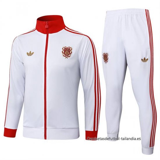Chandal de Chaqueta del Bayern Munich 125 Aniversario 2025-2026 Blanco - Haga un click en la imagen para cerrar