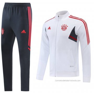 Chandal de Chaqueta del Bayern Munich 2022-2023 Blanco