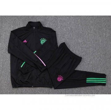Chandal de Chaqueta del Bayern Munich 2023-2024 Negro