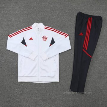 Chandal de Chaqueta del Bayern Munich Nino 2022-2023 Blanco