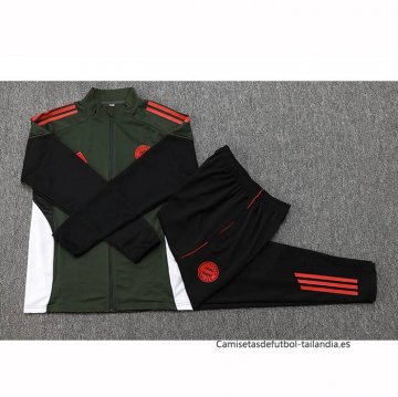 Chandal de Chaqueta del Bayern Munich Nino 2025-2026 Verde