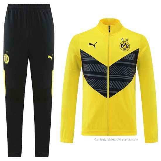 Chandal de Chaqueta del Borussia Dortmund 2022-2023 Amarillo - Haga un click en la imagen para cerrar