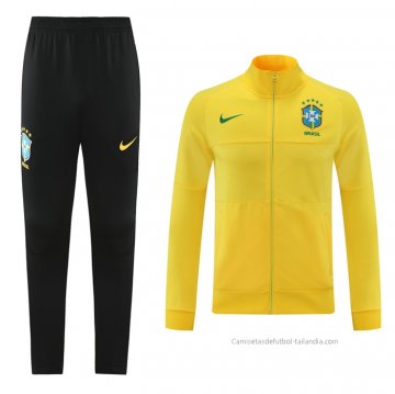 Chandal de Chaqueta del Brasil 2021-2022 Amarillo Chandal de Chaqueta del Brasil 2021-2022 Amarillo