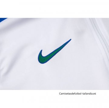 Chandal de Chaqueta del Brasil 2024-2025 Blanco