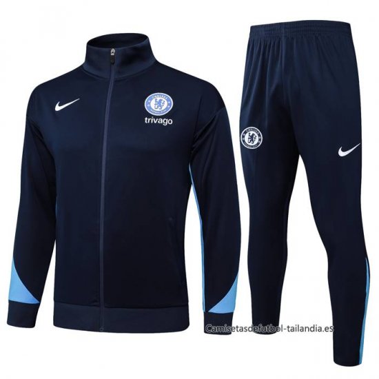 Chandal de Chaqueta del Chelsea 2024-2025 Azul - Haga un click en la imagen para cerrar