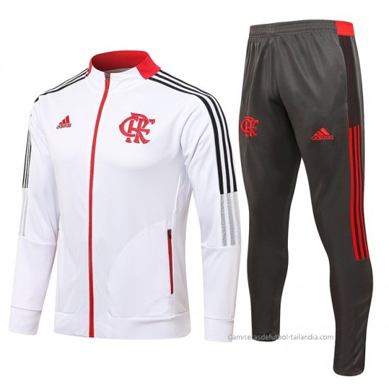 Chandal de Chaqueta del Flamengo 2021-2022 Blanco - Haga un click en la imagen para cerrar