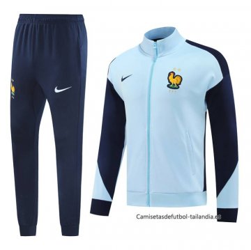 Chandal de Chaqueta del Francia Nino 2024-2025 Azul Claro