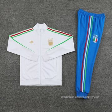 Chandal de Chaqueta del Italia 2024-2025 Blanco
