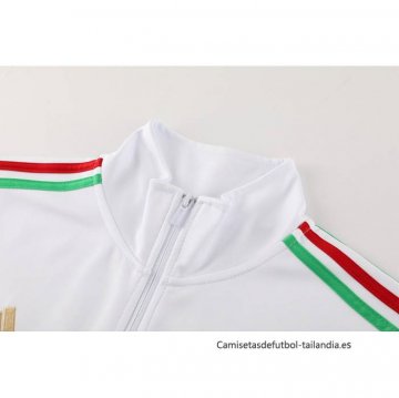 Chandal de Chaqueta del Italia 2024-2025 Blanco