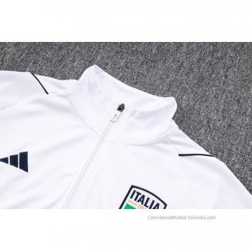 Chandal de Chaqueta del Italia Nino 2023-2024 Blanco