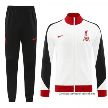 Chandal de Chaqueta del Liverpool 2024-2025 Blanco Chandal de Chaqueta del Liverpool 2024-2025 Blanco
