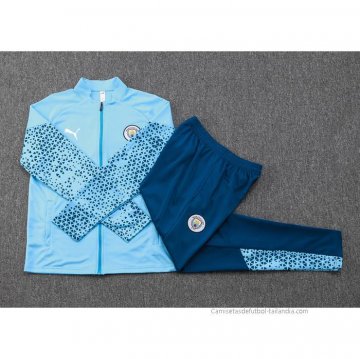 Chandal de Chaqueta del Manchester City 2023-2024 Azul
