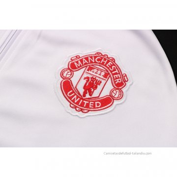 Chandal de Chaqueta del Manchester United 2021-2022 Blanco