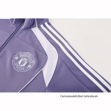 Chandal de Chaqueta del Manchester United 2025-2026 Purpura