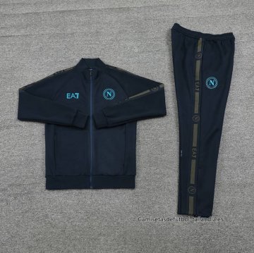 Chandal de Chaqueta del Napoli 2024-2025 Azul