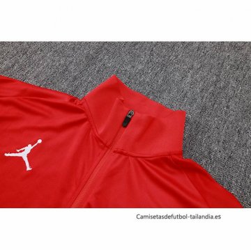 Chandal de Chaqueta del Paris Saint-Germain 2024-2025 Rojo