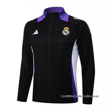 Chandal de Chaqueta del Real Madrid 2024-2025 Negro