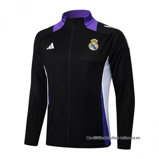 Chandal de Chaqueta del Real Madrid 2024-2025 Negro - Haga un click en la imagen para cerrar