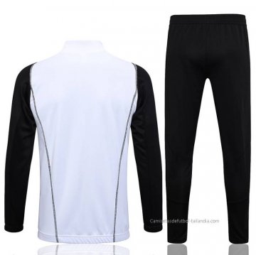 Chandal de Chaqueta del Real Madrid 2023-2024 Blanco y Negro