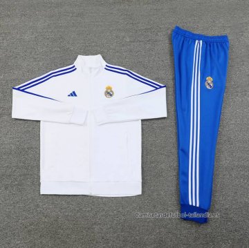 Chandal de Chaqueta del Real Madrid 2024-2025 Blanco