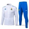 Chandal de Chaqueta del Real Madrid Nino 2025-2026 Blanco Chandal de Chaqueta del Real Madrid Nino 2025-2026 Blanco