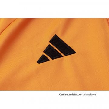 Chandal de Chaqueta del Real Madrid Nino 2024-2025 Naranja