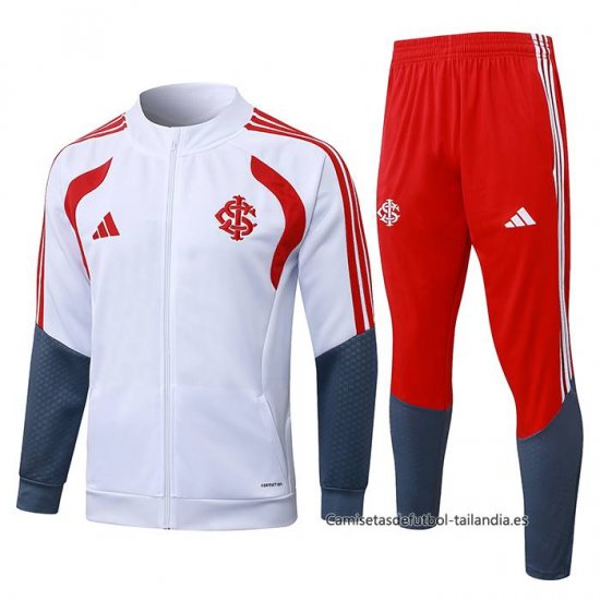 Chandal de Chaqueta del SC Internacional Nino 2026-2027 Blanco - Haga un click en la imagen para cerrar
