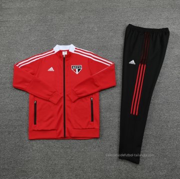 Chandal de Chaqueta del Sao Paulo 2021-2022 Rojo