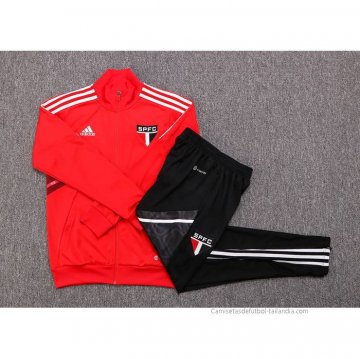 Chandal de Chaqueta del Sao Paulo 2022-2023 Rojo