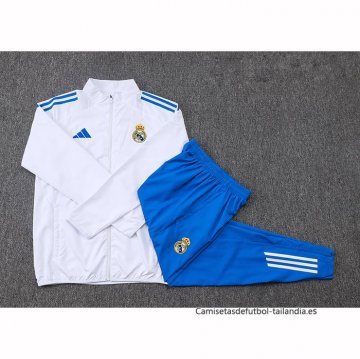 Chandal de Rompevientos del Real Madrid 2025-2026 Blanco