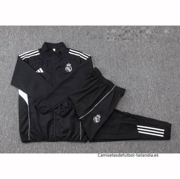 Chandal de Rompevientos del Real Madrid 2025-2026 Negro