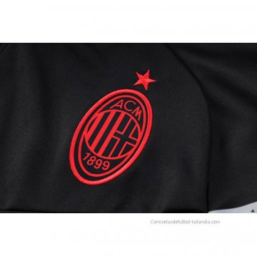 Chandal de Sudadera del AC Milan 2022-2023 Negro