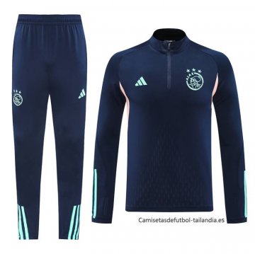 Chandal de Sudadera del Ajax 2024-2025 Azul Chandal de Sudadera del Ajax 2024-2025 Azul