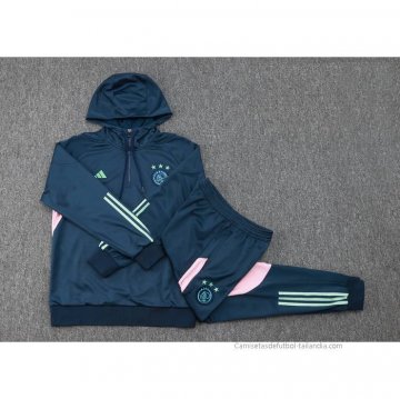 Chandal de Sudadera del Ajax Nino 2023-2024 Azul