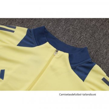 Chandal de Sudadera del Ajax Nino 2024-2025 Amarillo