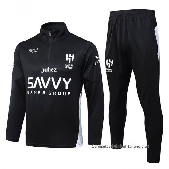 Chandal de Sudadera del Al Hilal 2025-2026 Negro - Haga un click en la imagen para cerrar