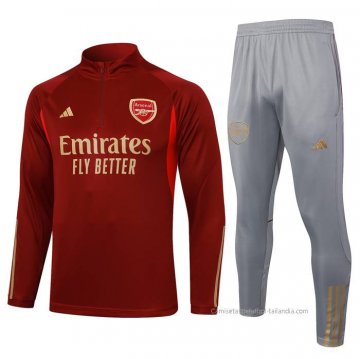 Chandal de Sudadera del Arsenal 2023-2024 Rojo Chandal de Sudadera del Arsenal 2023-2024 Rojo