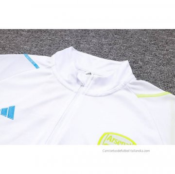Chandal de Sudadera del Arsenal 2023-2024 Blanco