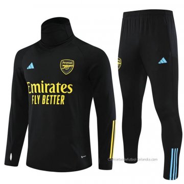 Chandal de Sudadera del Arsenal Nino 2023 Negro Chandal de Sudadera del Arsenal Nino 2023 Negro