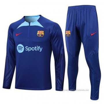 Chandal de Sudadera del Barcelona 2022-2023 Azul Chandal de Sudadera del Barcelona 2022-2023 Azul