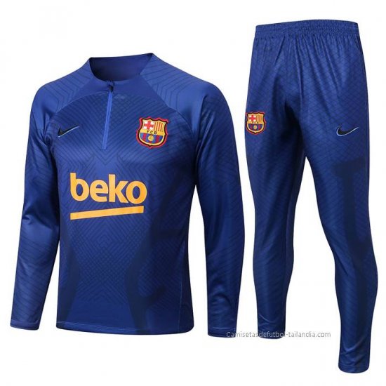 Chandal de Sudadera del Barcelona 2022-2023 Azul - Haga un click en la imagen para cerrar